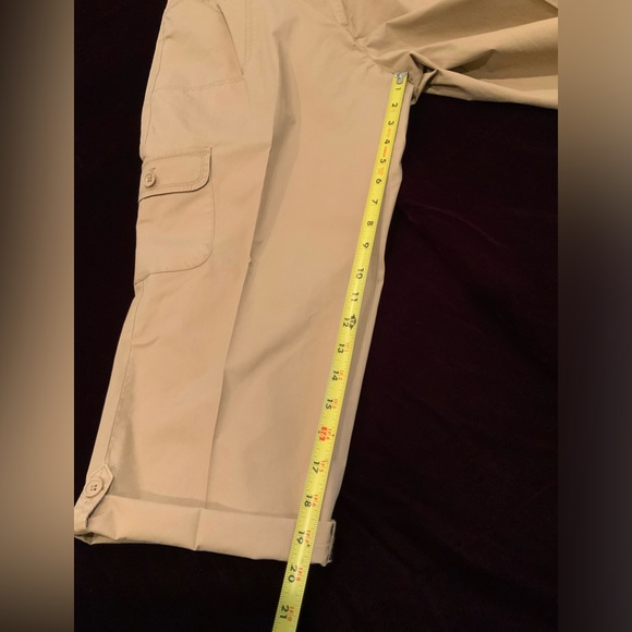 Talbots Crop Cargo Pants 16 Petite - Picture 4 of 8